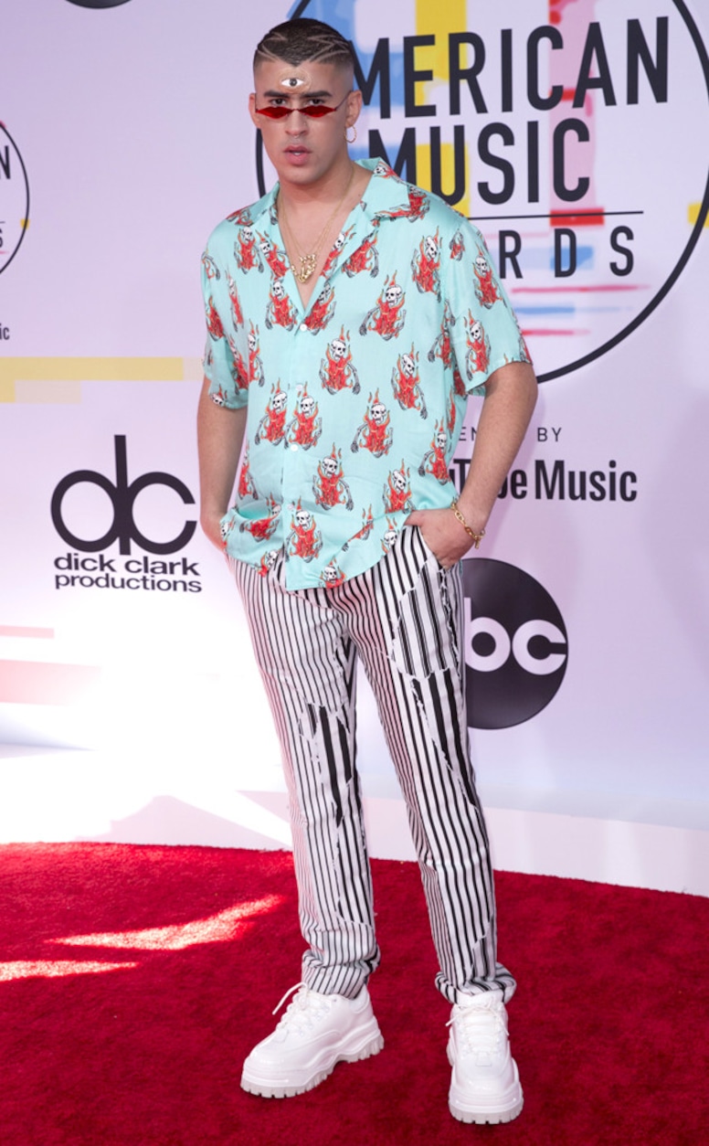 Photos from Bad Bunny's Best Fashion Moments - E! Online